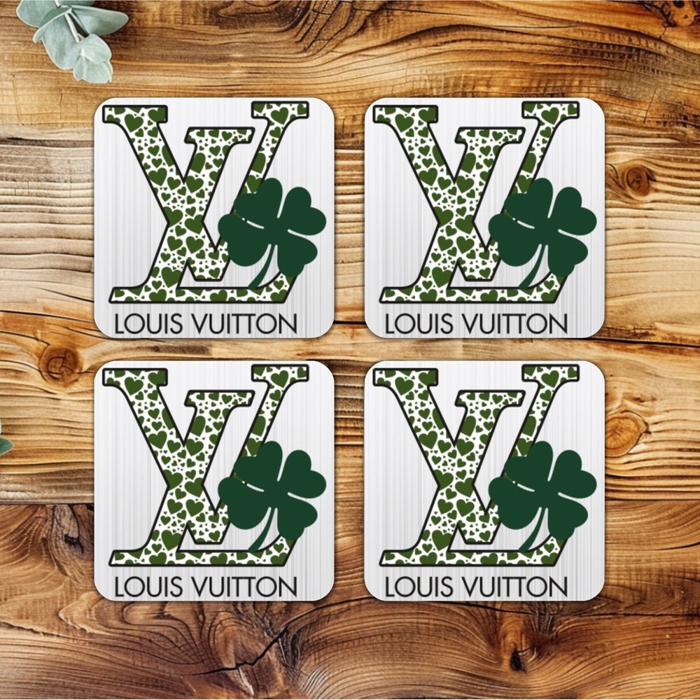 NIP HANDMADE FASHION Set of 4 Ceramic Drink Coasters